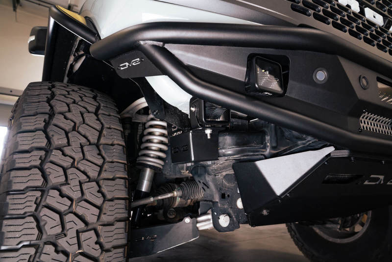 21-26 Ford Bronco DV8 Offroad LBBR-07 Crash Bar Caps w/ Accessory Mount