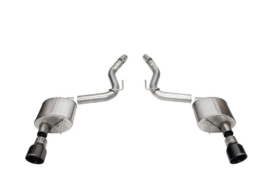2024 Ford Mustang GT V8 5.0L Sport Corsa Performance 21252BLK Axle-Back Dual Rear Exit with 4.5in Black PVD Pro-Series Tips