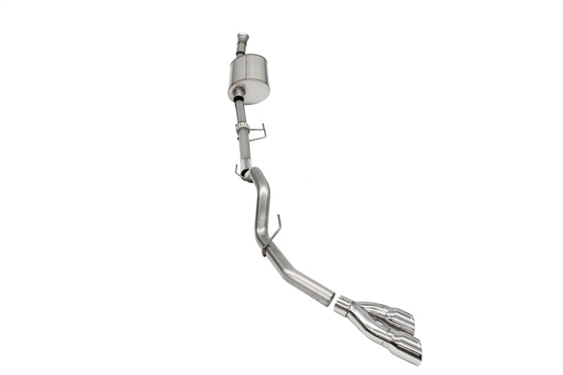 21-23 Ford F-150 3.5L V6 EcoBoost Corsa Performance 21166 3in Sport Cat-Back Single Side Exit - Polished