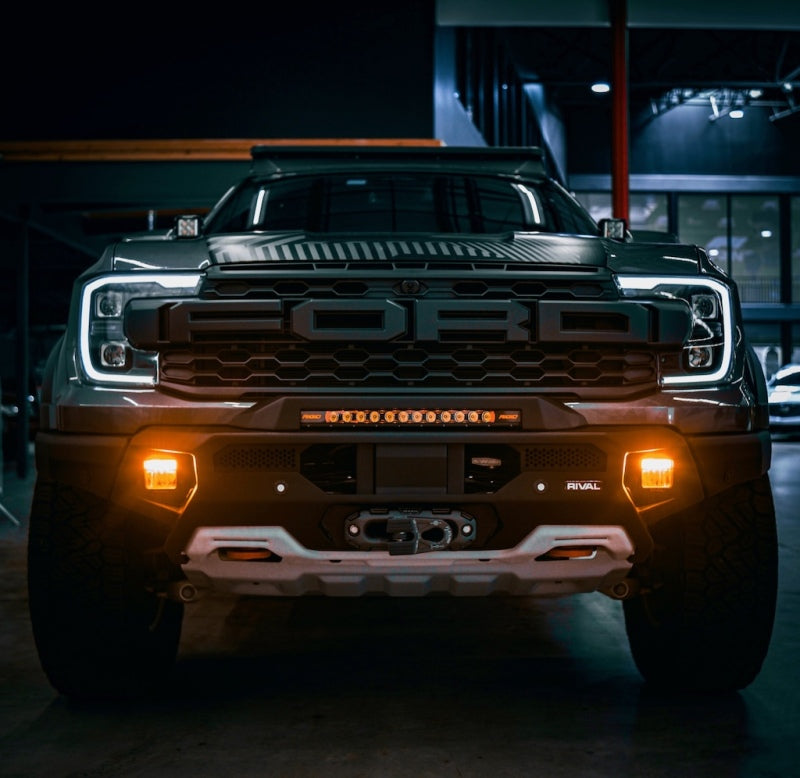 24-26 Ford Ranger Raptor 3.0L EB RIVAL 2D.1813.1.US Front Aluminum Bumper w/ Winch Mount and Recovery Points
