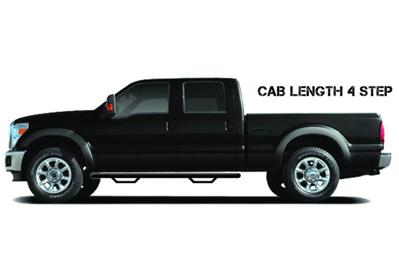 15-25 Ford F-150 N-Fab 315418512 2in RS Cab Length Nerf Steps - Textured Black