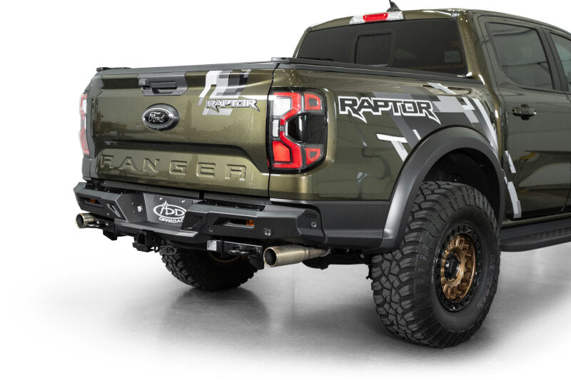 24-26 Ford Ranger Raptor Addictive Desert Designs R720295090103 Edge Rear Bumper