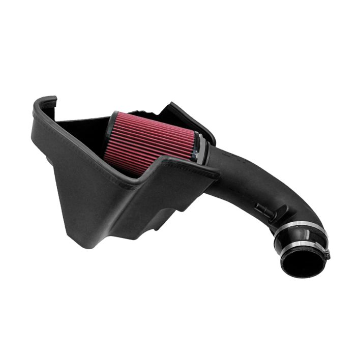 18-22 Ford Mustang GT JLT CAI-FMG-18 Black Textured Cold Air Intake Kit w/Red Filter-Tune Req