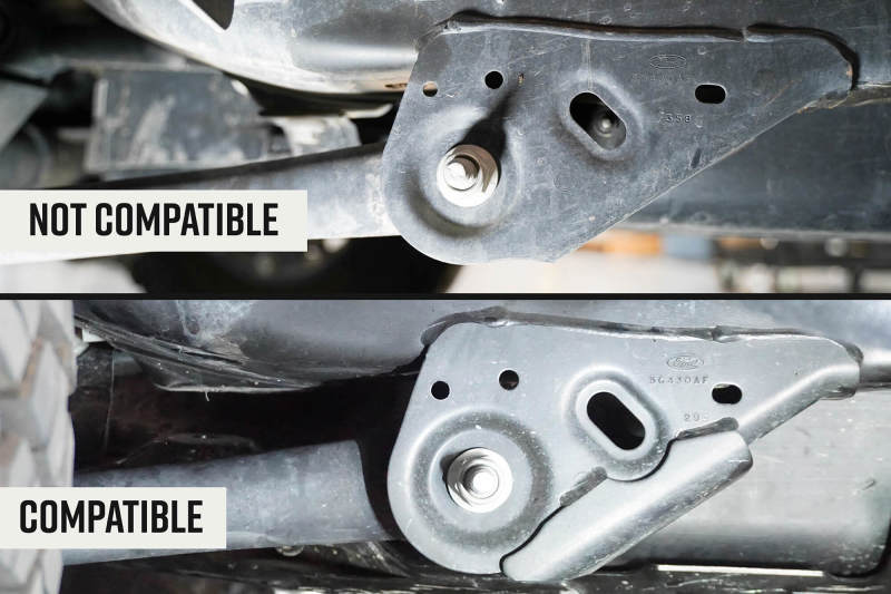 21-26 Ford Bronco DV8 Offroad SPBR-05 Trailing Arm Skid Plates with OEM Skid