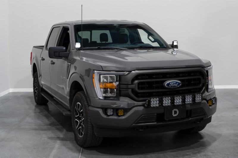 21-25 Ford F-150 Diode Dynamics DD7365 SSC2 Stage Series Backlit Ditch Light Kit Sport - White Combo
