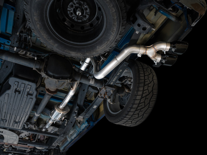 21-25 Ford F150 (14th Gen Reg Cab) AWE 3015-33145 Cat-Back Exhaust - 4.5in Dual Side Exit Diamond Black Tips