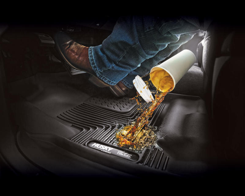 18-25 Ford Expedition Husky Liners 54671 Max X-Act Contour Black Floor Liners (3rd Row)