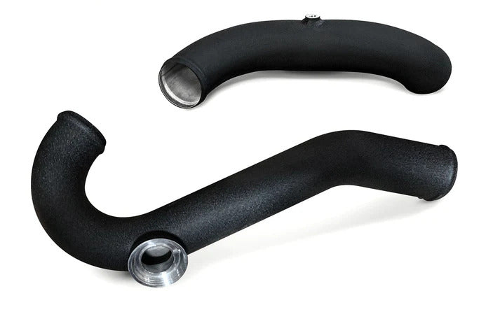 15-23 Ford Mustang 2.3L EcoBoost CV Fabrication ECOMUSCHGEB2/R Aluminum Intercooler Charge Pipe Kit with HKS Flange
