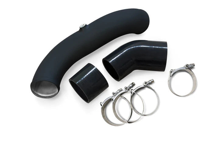 15-23 Ford Mustang 2.3L EcoBoost CV Fabrication ECOMUSCHGEB2/R Aluminum Intercooler Charge Pipe Kit with HKS Flange