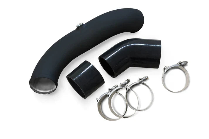 15-23 Ford Mustang 2.3L EcoBoost CV Fabrication ECOMUSCHGEB1/R Aluminum Intercooler Charge Pipe Kit with TiAL Flange
