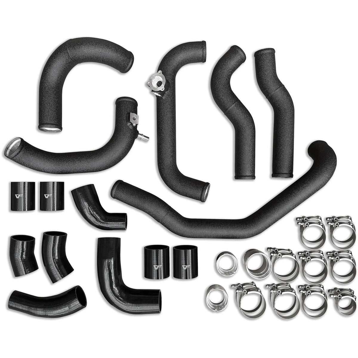 CVF Aluminum Intercooler Hot-Side + Cold-Side Piping Kit for 22-25 Ford Bronco Raptor & 24-25 Ford Ranger Raptor 3.0L Ecoboost