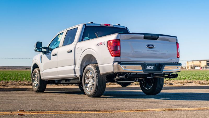21-25 Ford F-150 V6 2.7L/3.5L Borla 140862BC 4dr CC SB EC STB Lar/KingR/Plnm/LTD 3/2.25 SRE CB Touring BLK CHR Tips