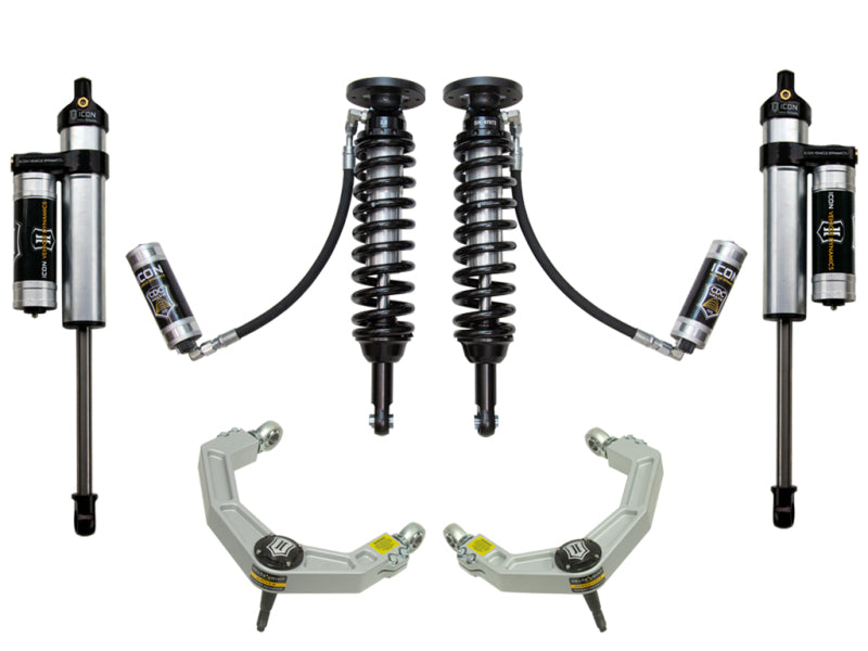 09-13 Ford F-150 2WD ICON K93013 1.75-2.63" Lift, Stage 4 Suspension System, Billet UCA