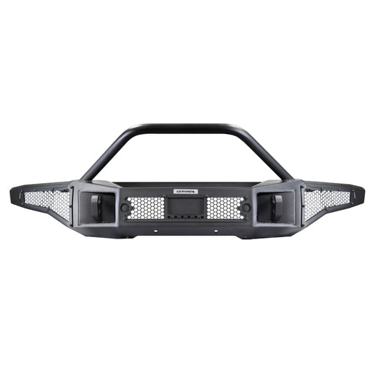 21-24 Ford Bronco Go Rhino 331401T 2/4DR Rockline Full Width Bumper w/ Overrider Bar
