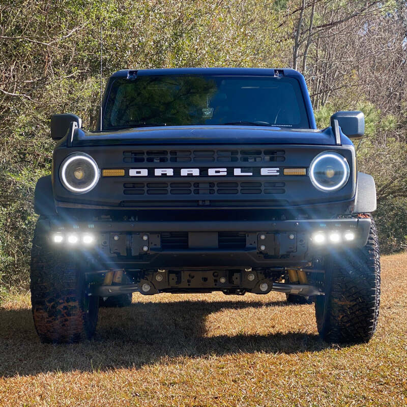 21-25 Bronco ORACLE Lighting 5890-001 Triple LED Fog Light Kit for Steel Bumper - White
