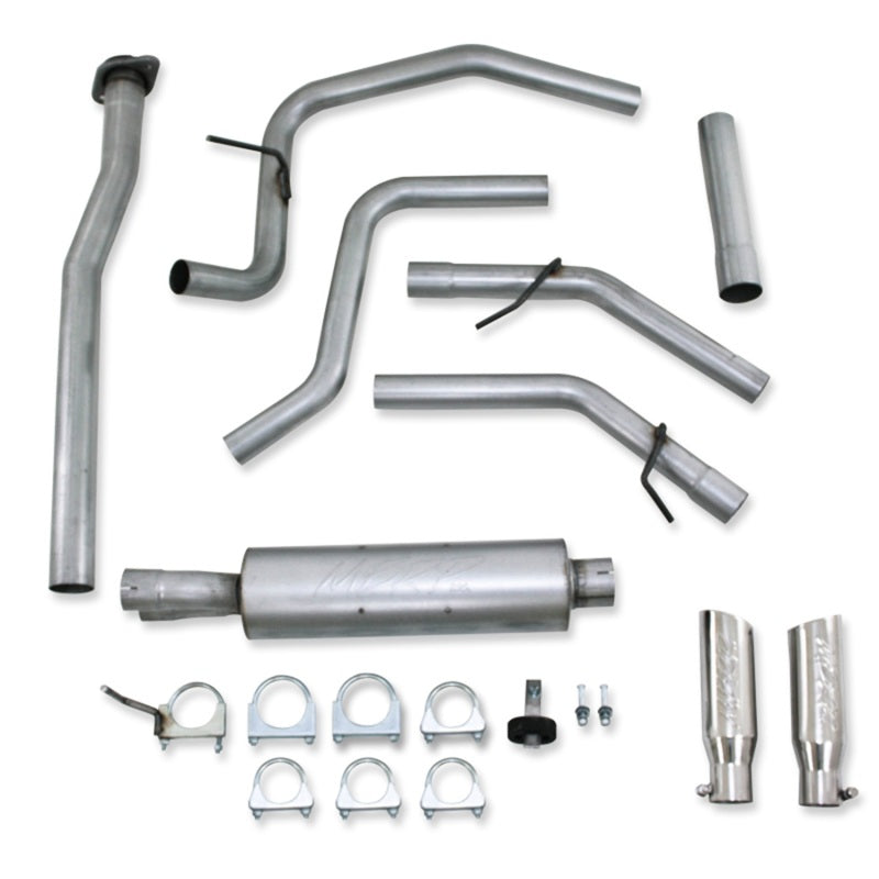 11-12 Ford F-150 V6 3.5 EB MBRP S5240AL Alum 2.5in Cat Back Dual Rear Exit Exhaust System