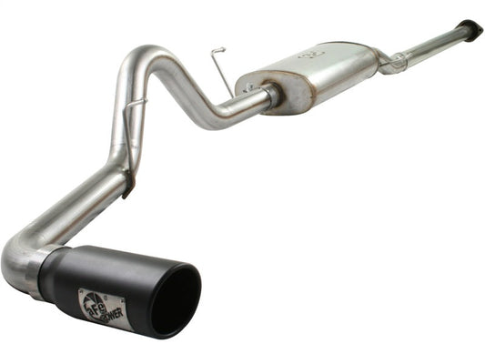 09-10 Ford F-150 V8 4.6L/5.4L aFe 49-43015-B MACHForce XP 3in 409SS Cat Back Exhaust w/ Black Tips