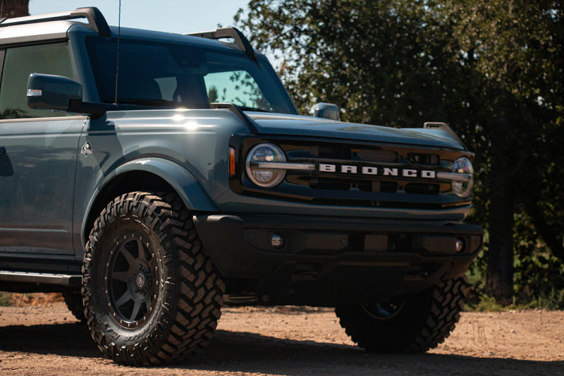 21-23 Ford Bronco / 19-23 Ford Ranger ICON 1817859057SB Rebound 5.75in BS 17x8.5 6x5.5 25mm Offset 95.1mm Bore Satin Black Wheel