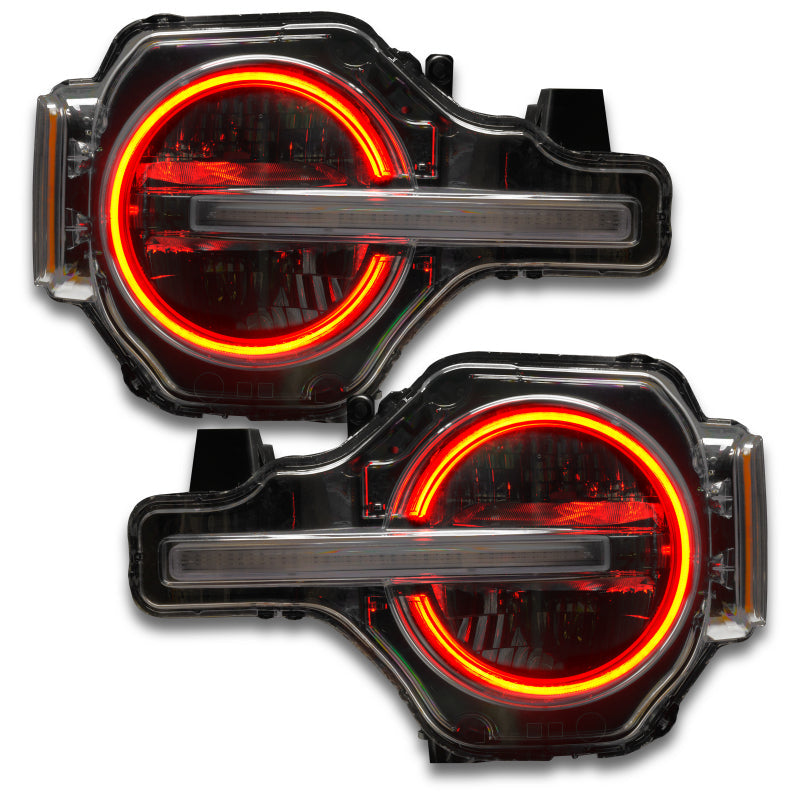 21-24 Ford Bronco Oracle 1468-504 RGB+W Headlight Halo Upgrade Kit ColorSHIFT® - w/ Simple Controller