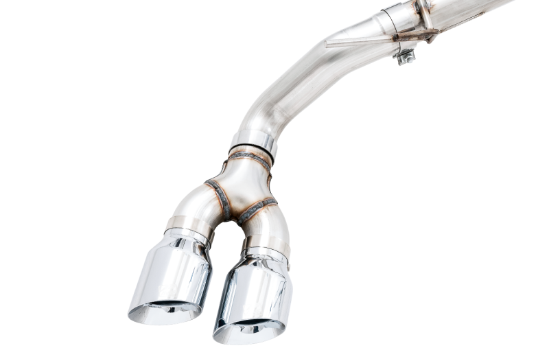 19-23 Ford Ranger AWE Tuning 3015-22072 0FG Performance Exhaust System w/ Chrome Silver Tips & Bash Guard