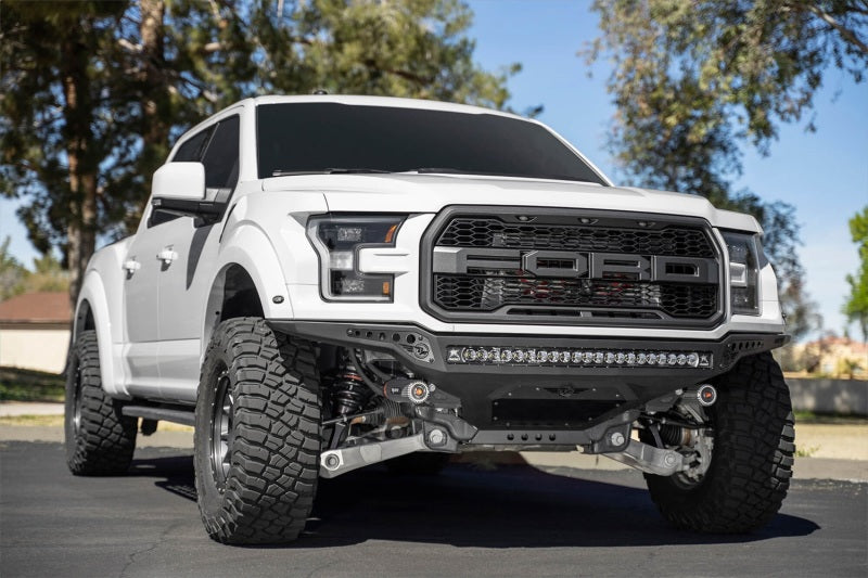 17-20 Ford Raptor Addictive Desert Designs F114922770103 Rock Fighter Frame Cut Front Bumper