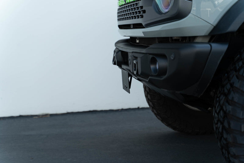 21-26 Ford Bronco DV8 Offroad LPBR-04 Capable Bumper Front License Plate Mount