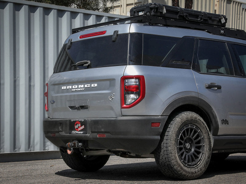 21-23 Ford Bronco Sport 1.5L L3 / 2.0L L4 AFE 49-33141-B Vulcan Series 2.5in 304 SS Axle-Back Exhaust System-Black Tip