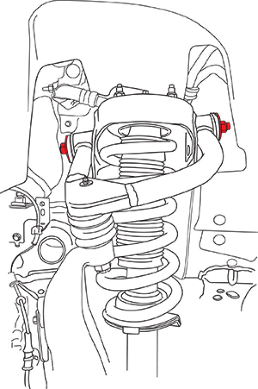 21-24 Ford Bronco SPC Performance 21015 Control Arm Hardware