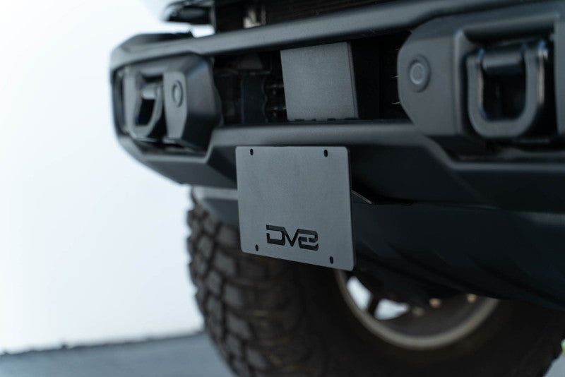 21-26 Ford Bronco DV8 Offroad LPBR-04 Capable Bumper Front License Plate Mount