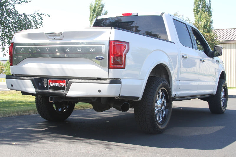 15-20 Ford F-150 2.7L/3.5L Flowmaster 4in. Outlaw SS Cat-Back Exhaust System
