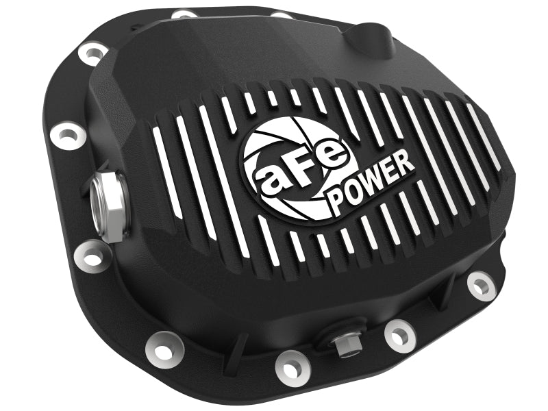 15-21 Ford F-150 (Super 8.8-12) aFe 46-71180B Pro Series Rear Differential Cover Black w/ Machine Fins