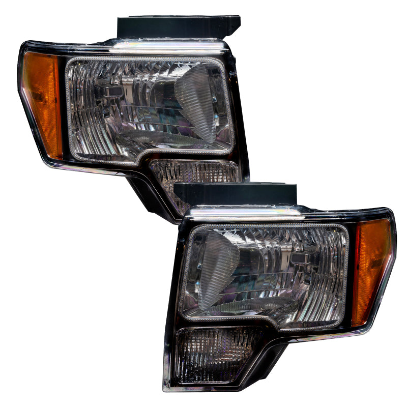09-14 Ford F-150 ORACLE Lighting 7188-335 Pre-Assembled Halo Headlights - Black Housing w/ BC1 Controller