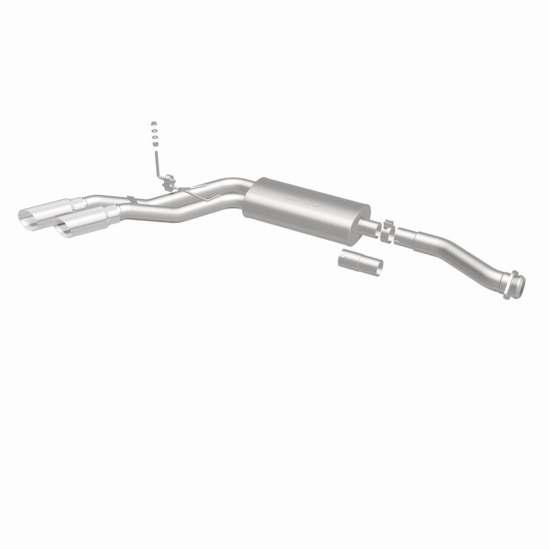 11-14 Ford F-150 V8 5.0L Magnaflow 15101 2.5in SS Cat Back Exhaust Dual Same Side Before P/S Rear Tire Exit