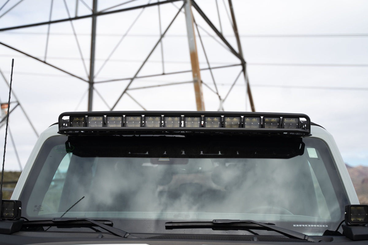 21-23 Ford Bronco DV8 Offroad LBBR-03 Curved Light Bracket for 12 3in. Pod Lights