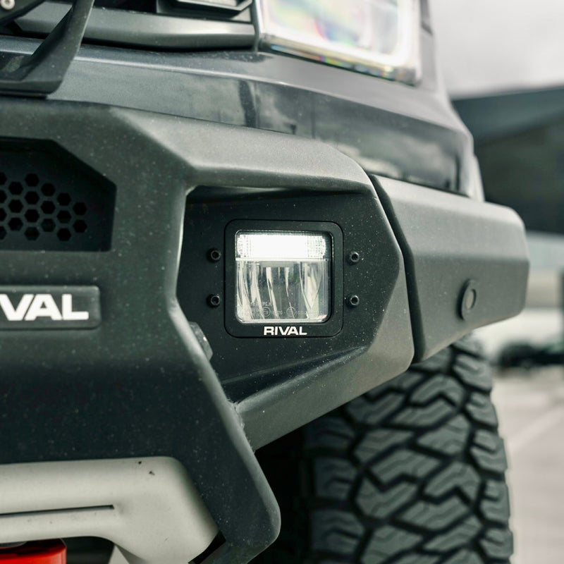 24-26 Ford Ranger Raptor 3.0L EB RIVAL 2D.1813.1.US Front Aluminum Bumper w/ Winch Mount and Recovery Points