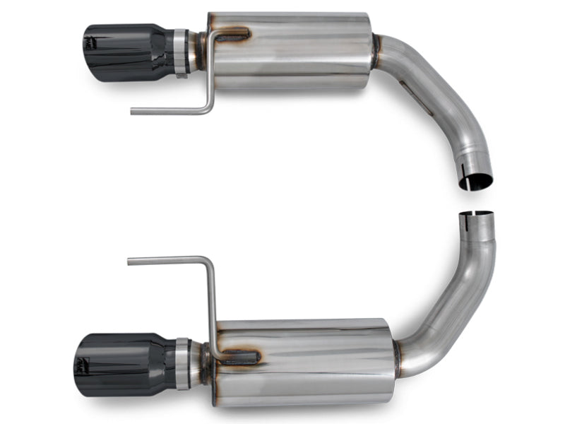 15-23 Ford Mustang V6 2.3L EB AWE Tuning 3015-33086 S550 Axle-back Exhaust - Touring Edition (Diamond Black Tips)