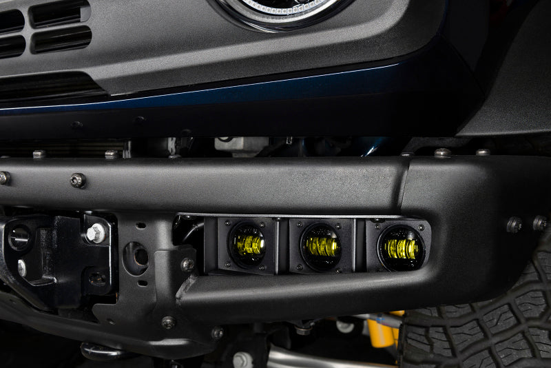 21-25 Bronco ORACLE Lighting 5890-006 Triple LED Fog Light Kit for Steel Bumper - Yellow