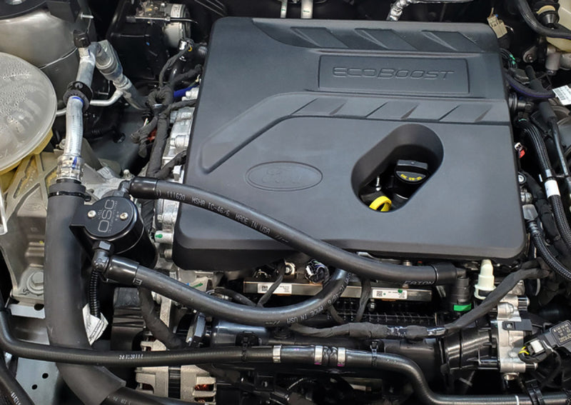 21-24 Ford Bronco 1.5L J&L 3043P-B OSC Oil Separator 3.0 Passenger's Side Black Anodized