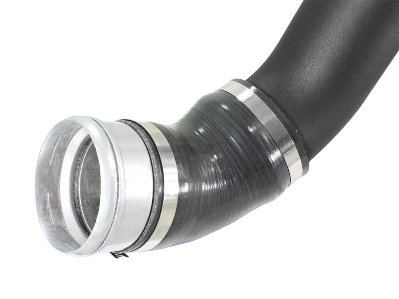 15-16 Ford F-150 V6 3.5L EcoBoost aFe 46-20219-B BladeRunner 3-1/2in to 3in Aluminum Cold Charge Pipe Black
