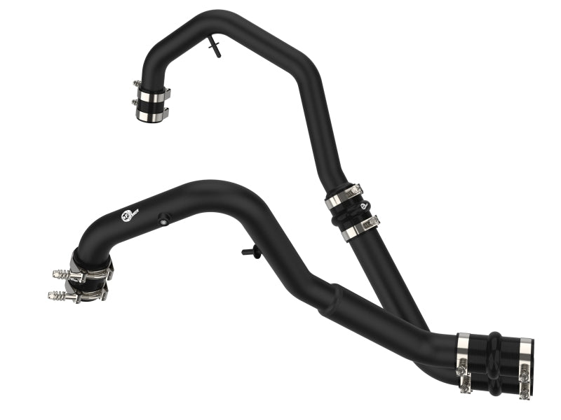 21-23 Ford F-150 V6 2.7L EcoBoost aFe 46-20478-B Bladerunner Intercooler Hot Charge Pipe Black 2-2.5in