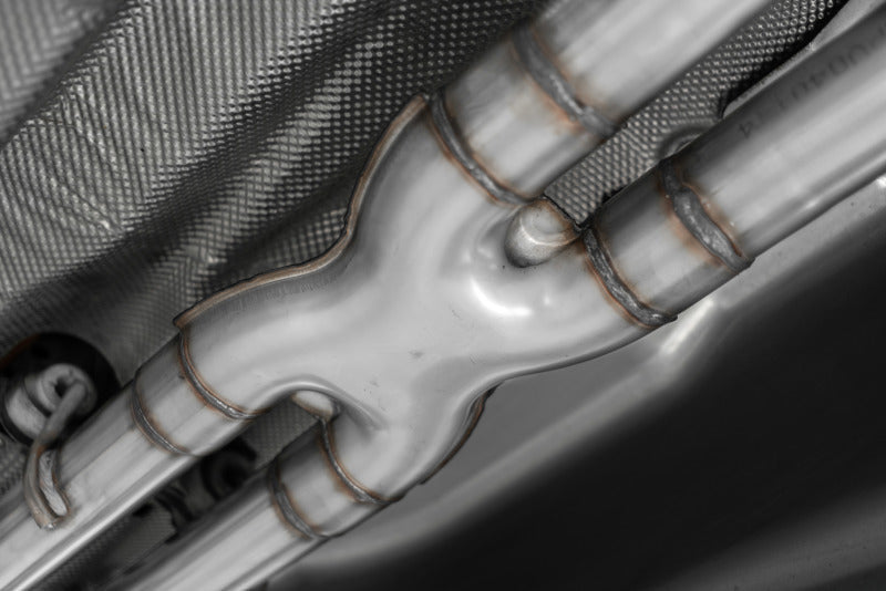 20-24 Ford Explorer V6 3.0L EB MBRP S52053CF SS 2.5in Dual Rear Exit w/ Carbon Fiber Quad Tips T304