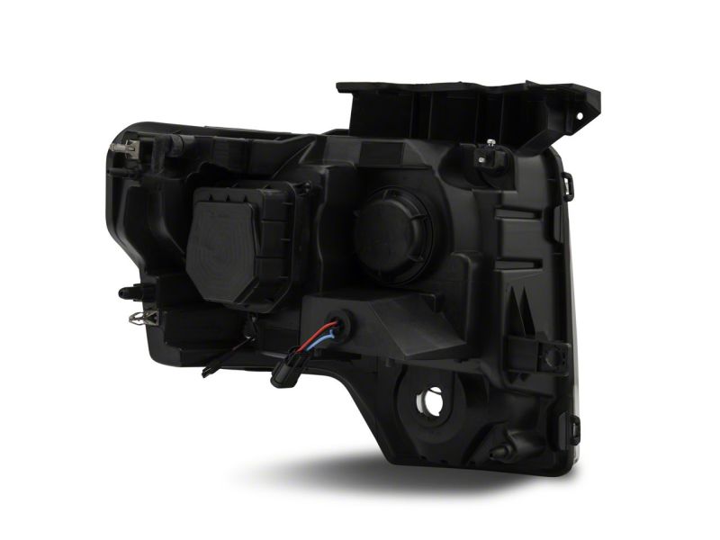 09-14 Ford F-150 Raxiom T542825 Super White LED Halo Projector Headlights- Blk Housing (Clear Lens)
