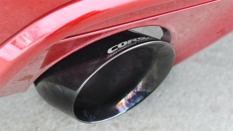 15-17 Ford Mustang GT V8 5.0L Corsa Performance 14326BLK 3in Axle Back Exhaust, Black Dual 4.5in Tip (Sport)