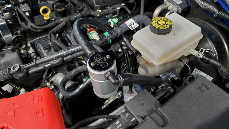 21.5-24 Ford Bronco 2.3L L4 EcoBoost J&L 3075P-C Oil Separator 3.0 Passenger Side -Clear Anodized