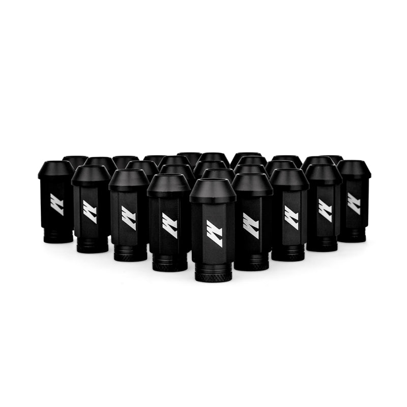 21-23 Ford Bronco Mishimoto MMLG-15-27LBK Aluminum Locking Lug Nuts M12x1.5 27pc Set Black