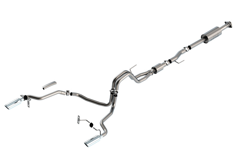 21-24 Ford F-150 5.0L V8 Borla 140866 3in Cat-Back Exhaust System S-Type