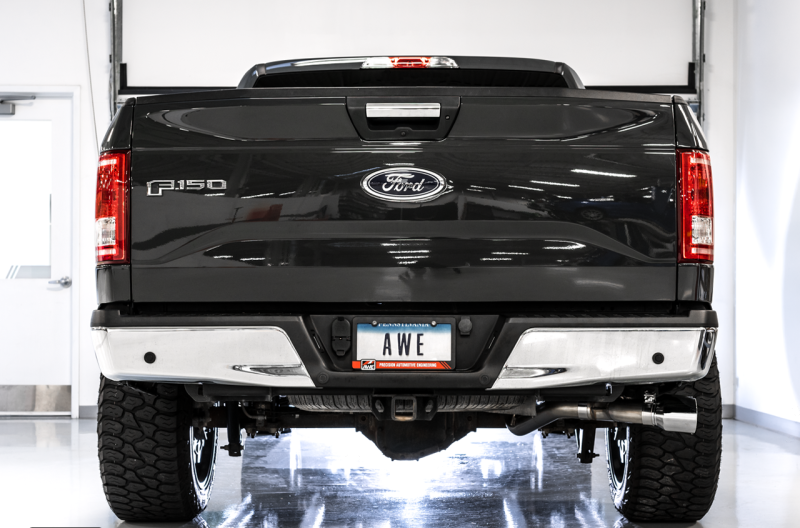 15-20 Ford F-150 V6/V8 AWE Tuning 3015-22066 0 FG Single Exit Performance Exhaust System