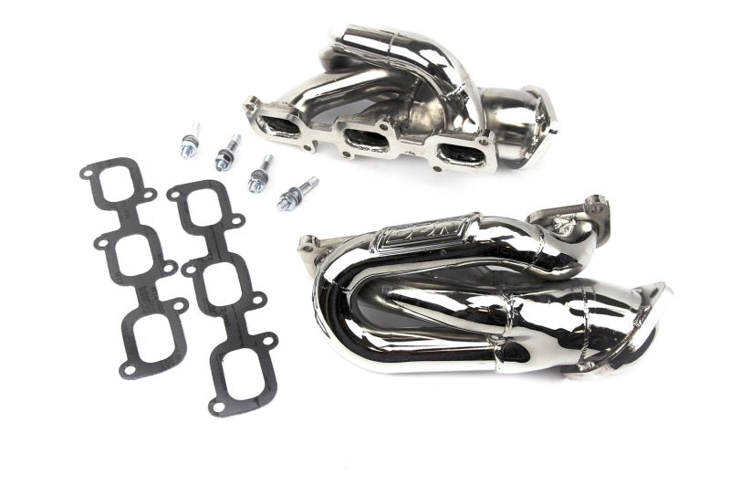 11-17 Ford Mustang V6 BBK 14420 Silver Ceramic Shorty Headers Performance Upgrade