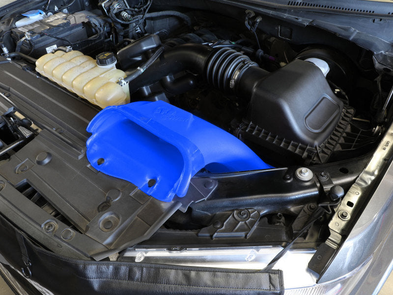21-25 Ford F-150 V6 / V8 aFe 52-10010SL Rapid Induction Dynamic Air Scoop - Blue