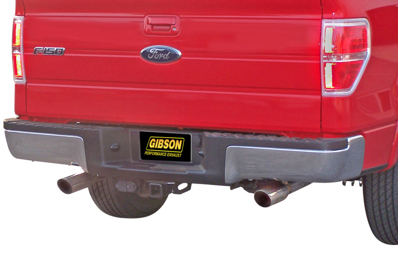 11-14 Ford F-150 V6 3.5L Gibson 69540 2.5in Cat-Back Dual Split Exhaust Stainless